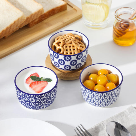 Vancasso Selene dishwasher-safe ramekins resist staining after frequent use.