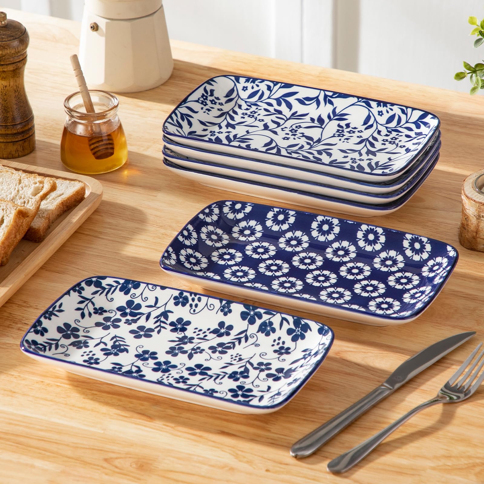 Vancasso Selene plate on table demonstrating versatile serving for appetizers