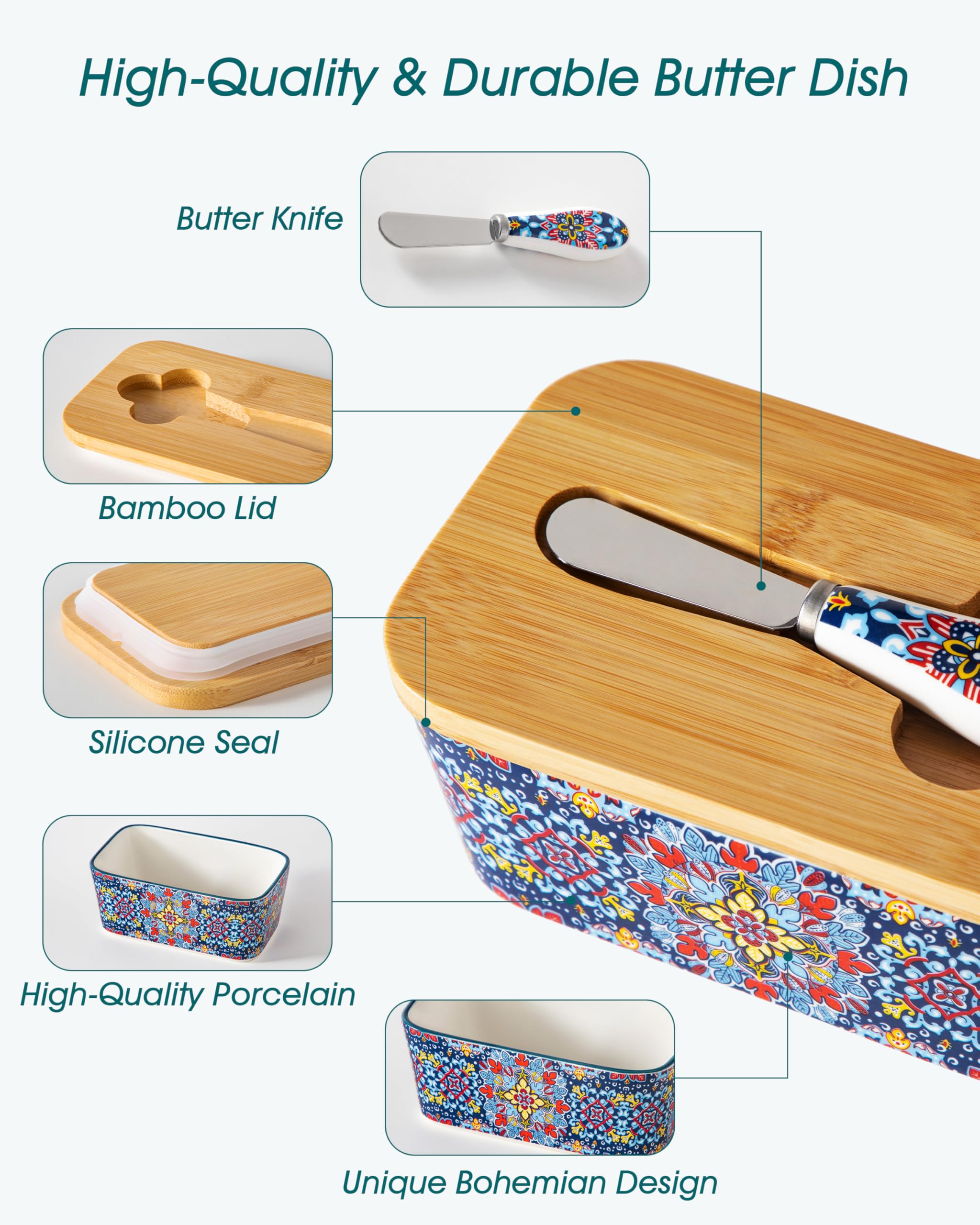 Vancasso SIMI bamboo lid emphasizes eco-friendly design and seal