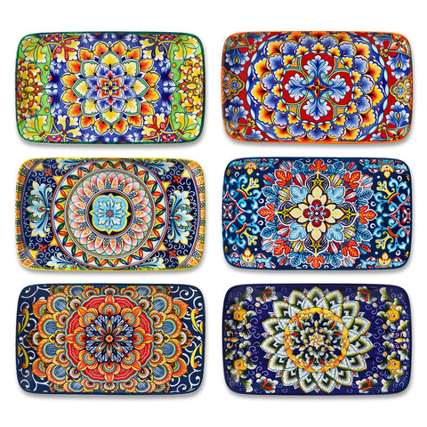 Vancasso Simi bohemian ceramic plate for sushi and appetizers, elevating presentation.