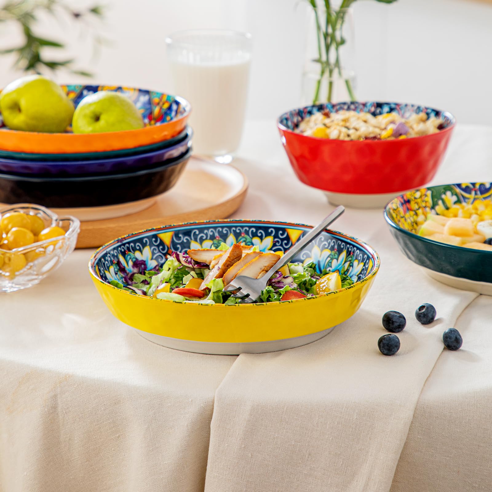 Vancasso Simi boho decor bowls suitable for wall display and shelf styling.