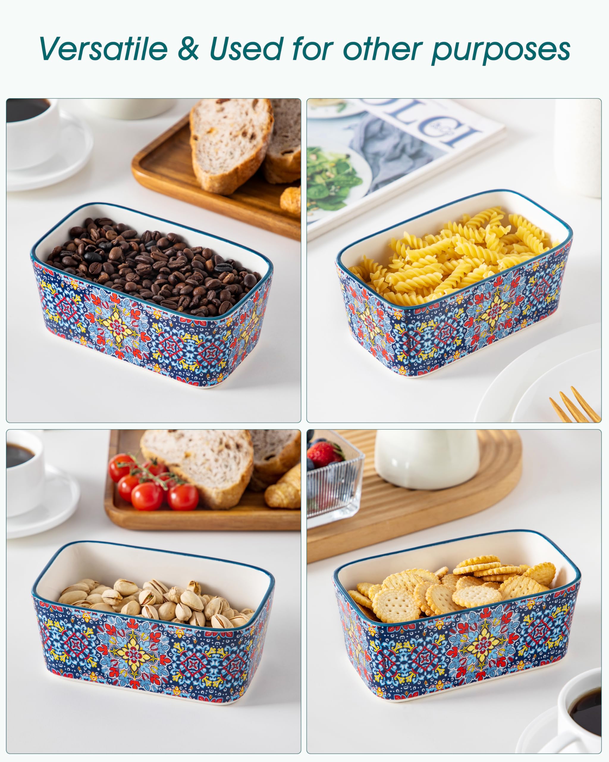 Vancasso SIMI butter dish interior glaze resists odors