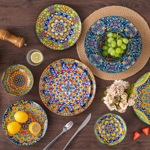 vancasso SIMI dining table scene showcasing a coordinated set
