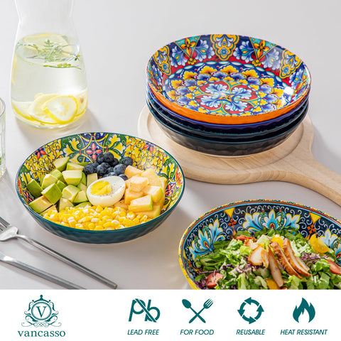 Vancasso Simi dishwasher-safe bowls for easy cleanup after meals.