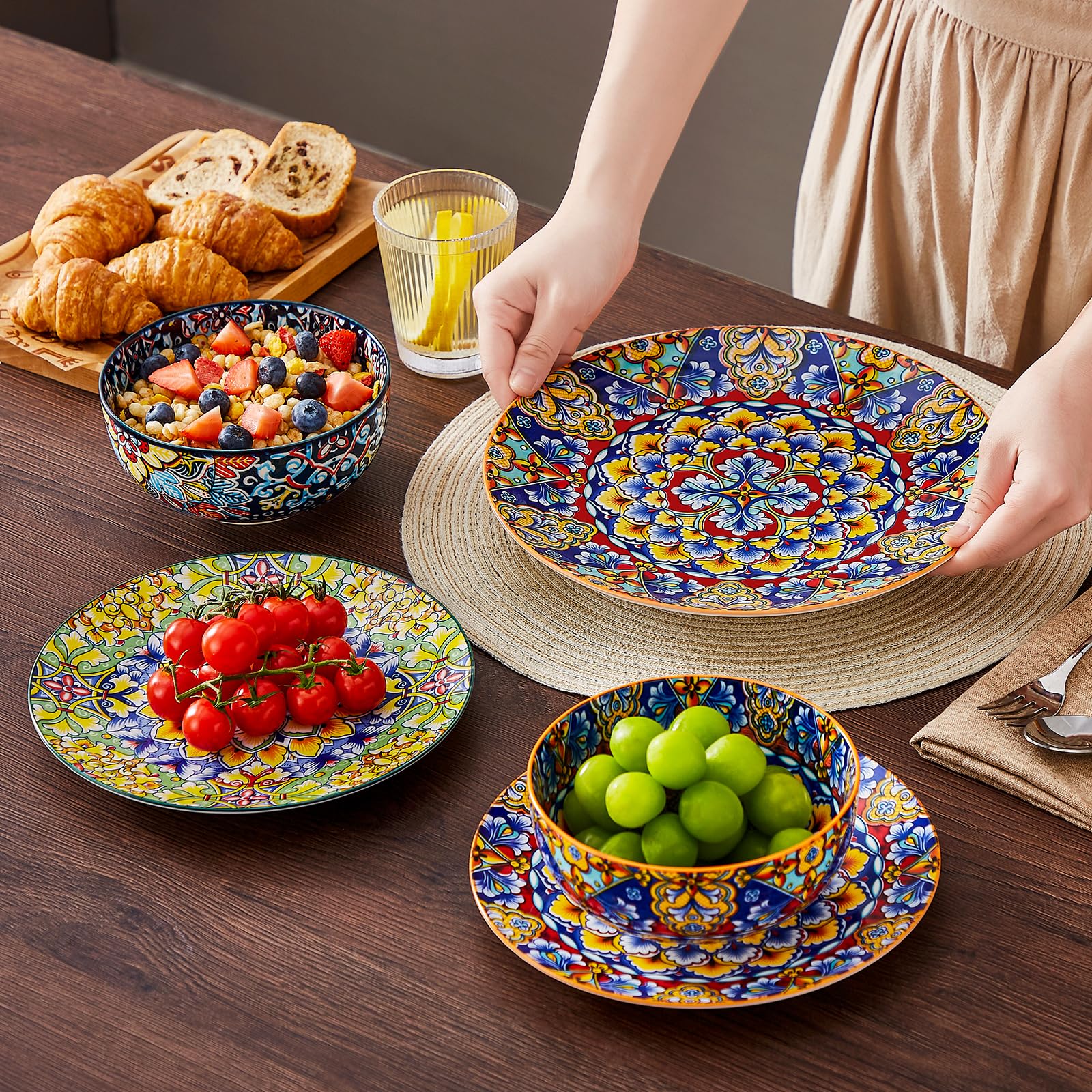 Vancasso SIMI dishwasher-safe plates simplify cleanup after meals