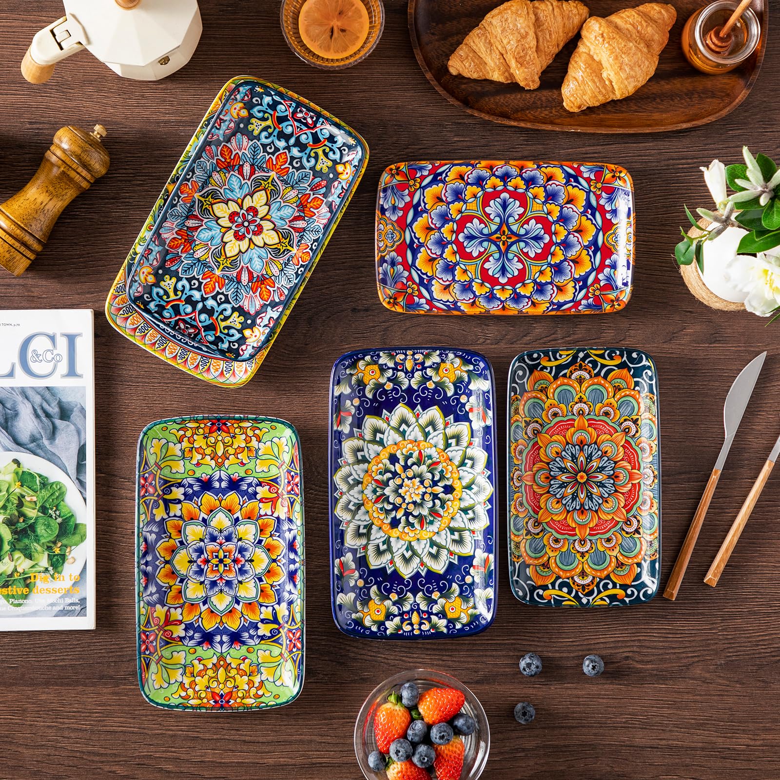 Vancasso Simi gift-ready packaging plate set for housewarmings or weddings.