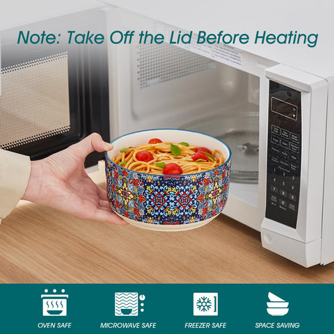 Vancasso SIMI 10oz bowl with lid, handy for garnishes