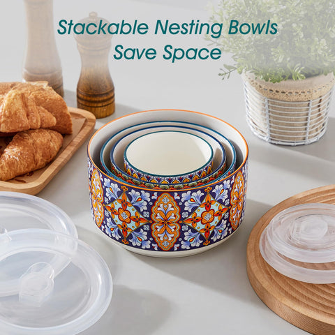 Vancasso SIMI nesting design bowls save cabinet space
