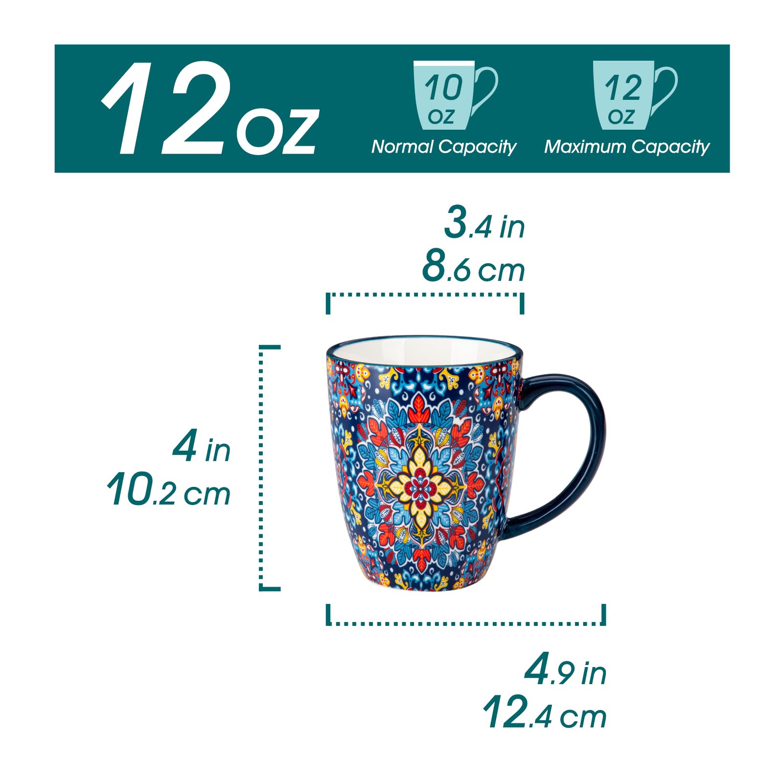 Vancasso SIMI mug-handle-closeup shows wide, comfortable grip for hot beverages.