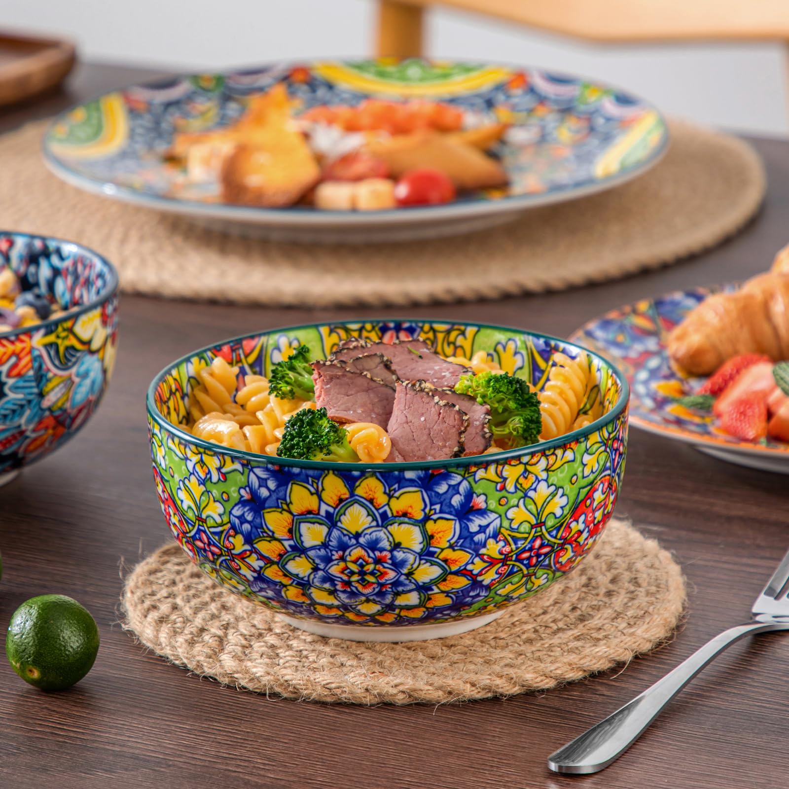 vancasso SIMI wall display dishes adding boho decor flair
