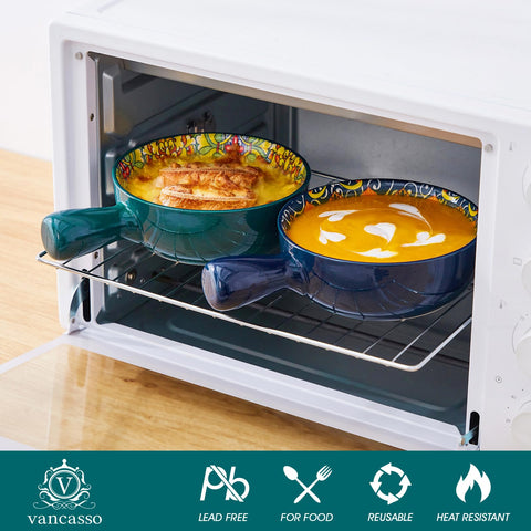 Vancasso 23 oz capacity ideal for soups and stews.