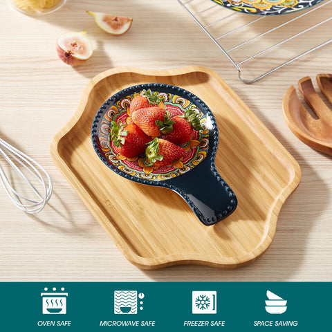 Vancasso spoon rest with smooth glaze for easy cleaning