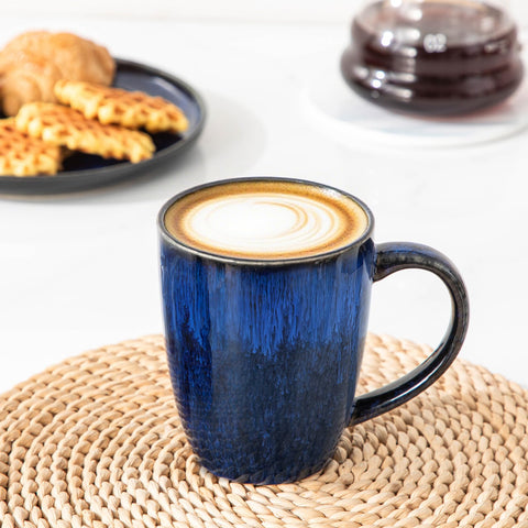 Vancasso STARRY mugs are gift-ready with refined blue finish.