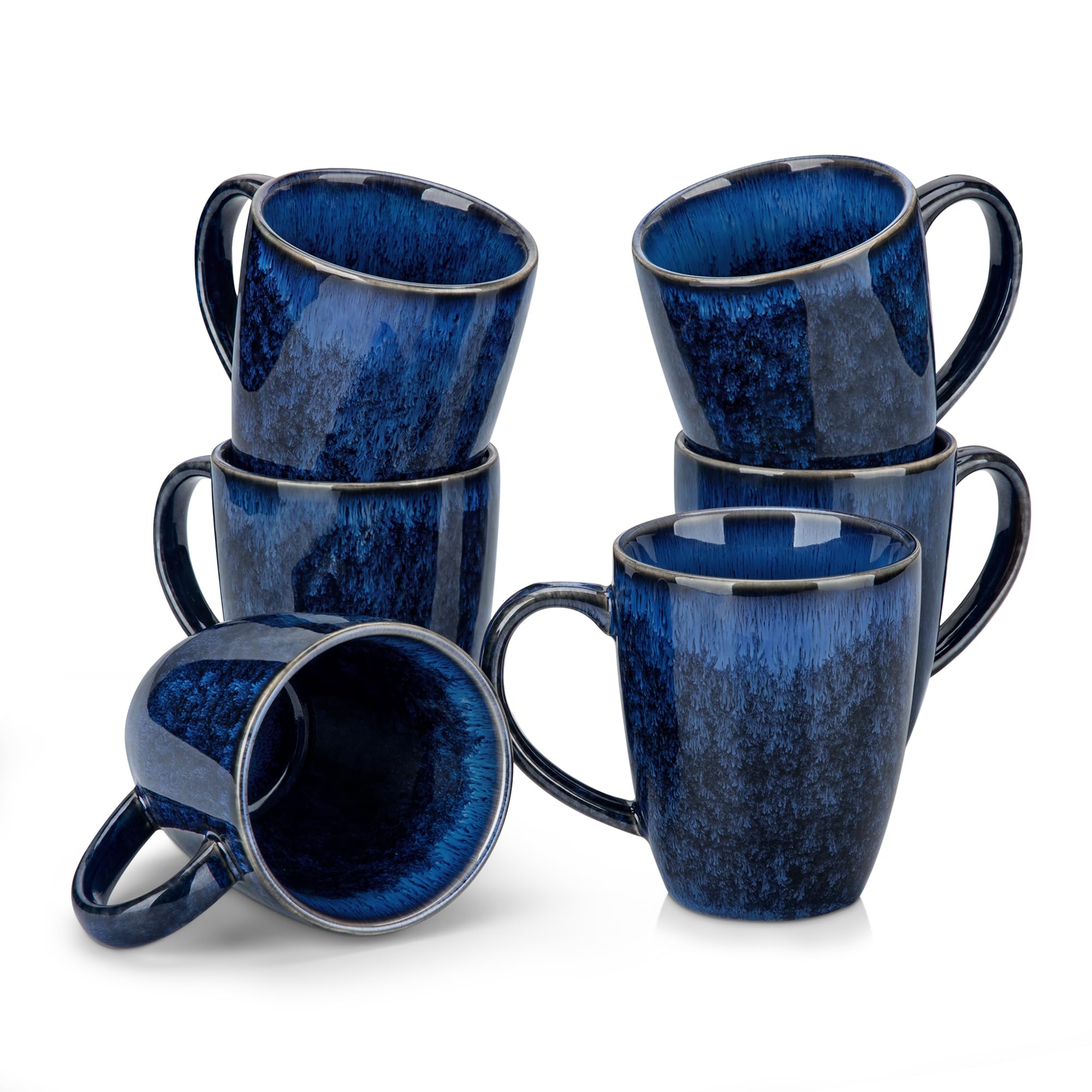 Vancasso STARRY blue reactive glaze mug set for daily coffee rituals
