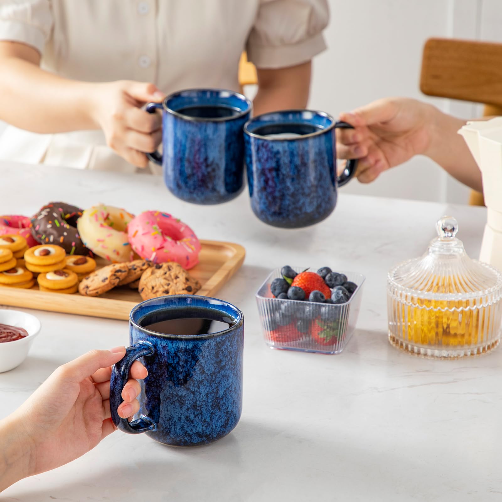 Vancasso STARRY scratch-resistant glaze—color remains vibrant after many uses.