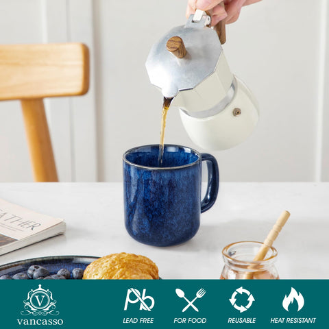 Dishwasher-safe STARRY mugs ready for easy cleaning in the kitchen.