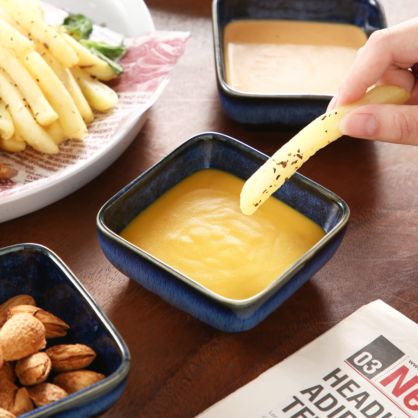 Vancasso Stern bowls are dishwasher safe for easy cleanup after meals and gatherings.