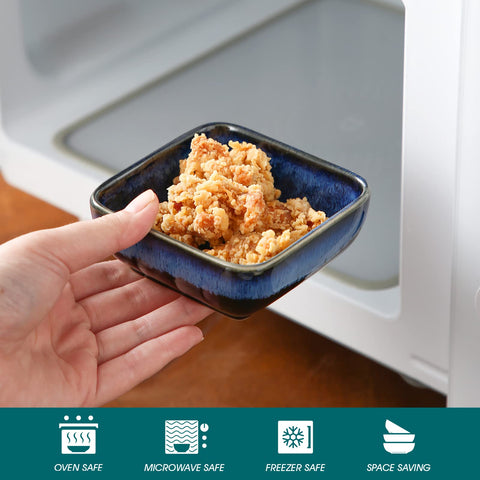 Vancasso Stern bowls microwave safe for quick reheats of small portions.