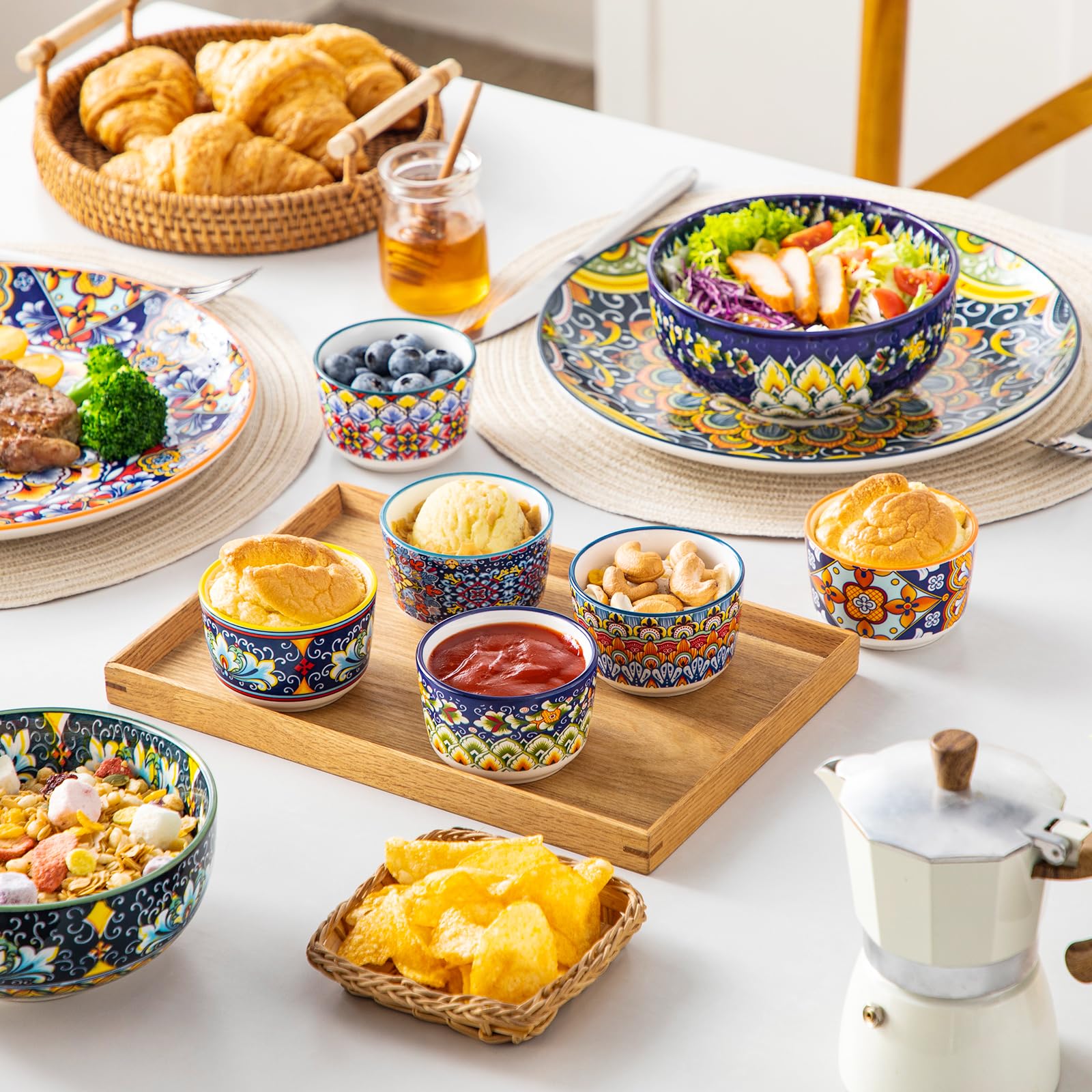 Vancasso three-size ramekin set options for varied recipes.
