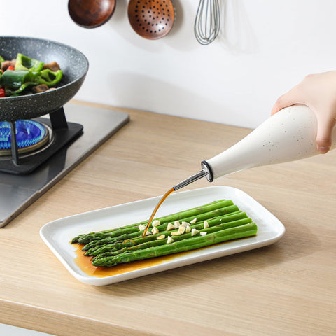 Vancasso versatile dispenser suitable for oils, vinegars, and dressings.