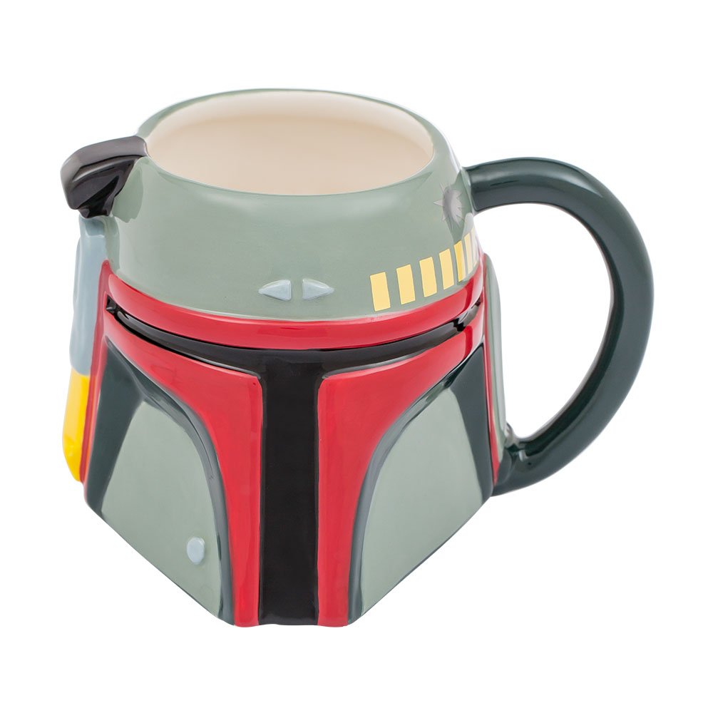 Vandor Star Wars Boba Fett 20oz mug with sculpted design for daily coffee