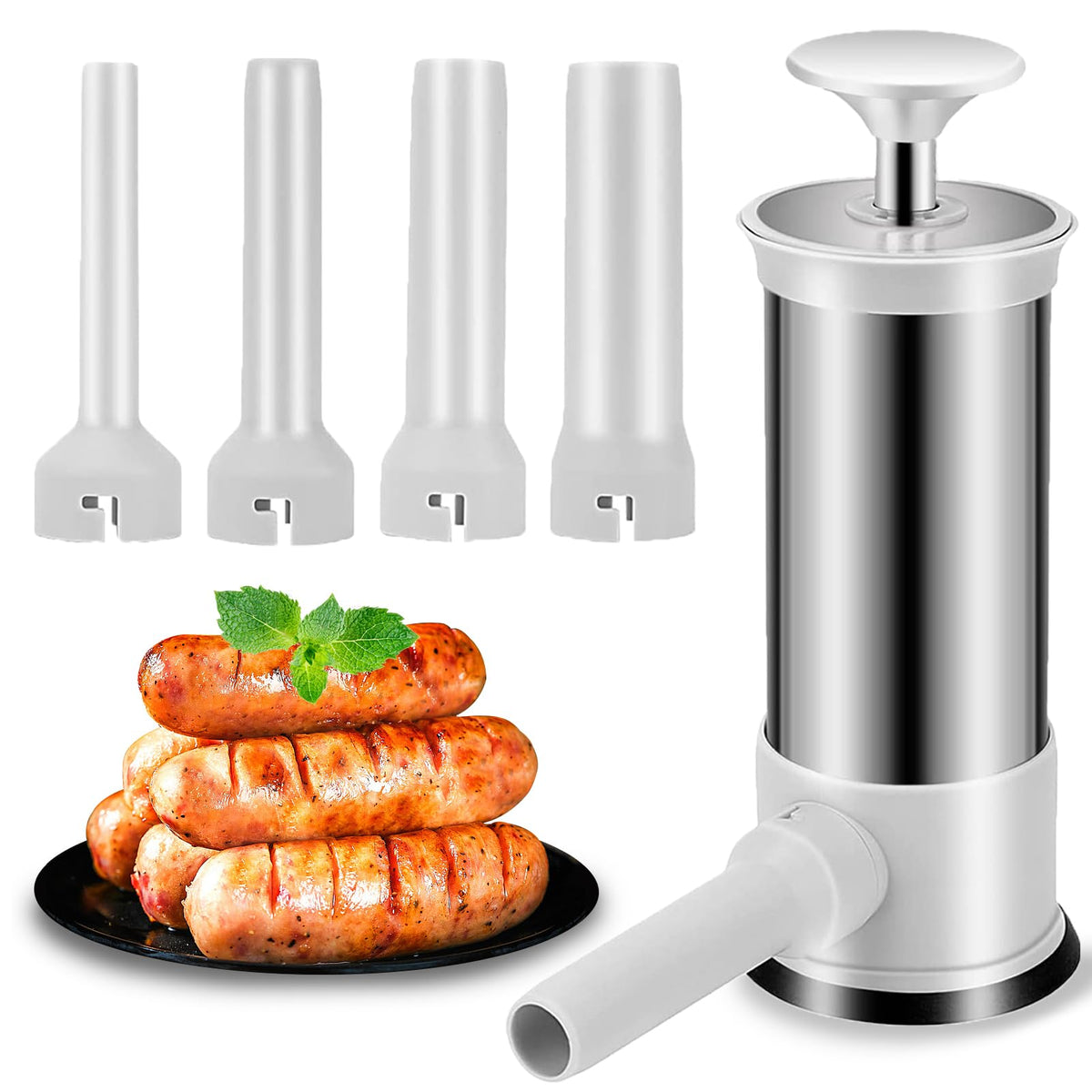 VANEME sausage stuffer assembly mode for easy homemade sausages