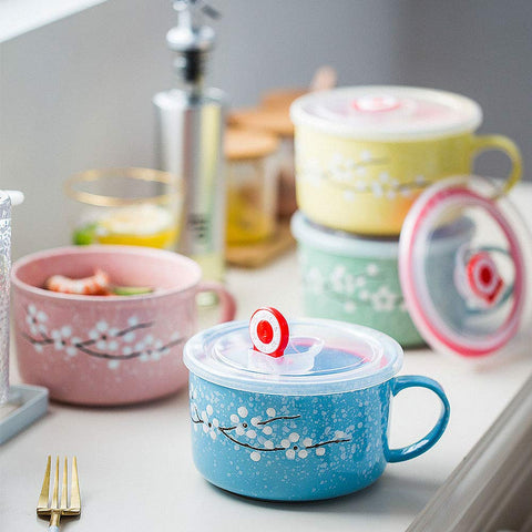 VanEnjoy multipurpose bowl ideal for noodles, soups, and cereals on the go.