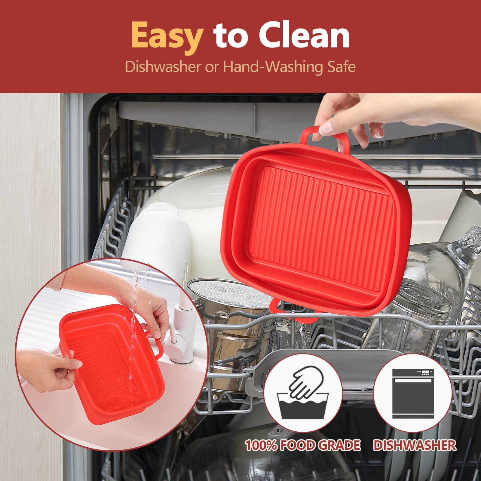 Vangerute liners fit Ninja Foodi Dual and other compatible appliances.