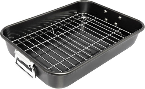 VANKUTL Roasting Pan 15-inch for even heat and large roasts.