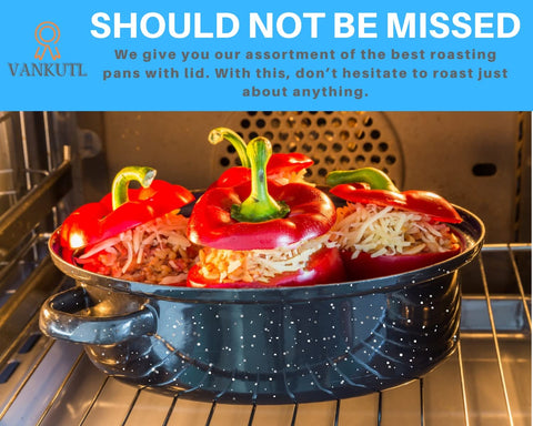 VANKUTL pan ideal for turkey chicken vegetables and braising