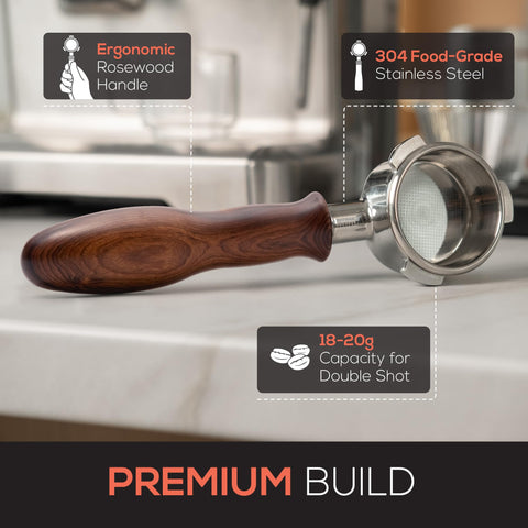 Vaneo stainless steel 304 construction offers durable, food-safe performance.