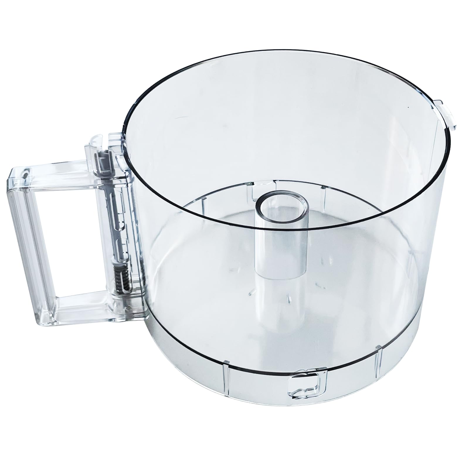 Vanshly 7-Cup work bowl top view with two tabs for secure locking.