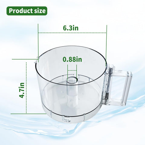 Vanshly high-quality plastic bowl offers durability and heat/cold resistance.