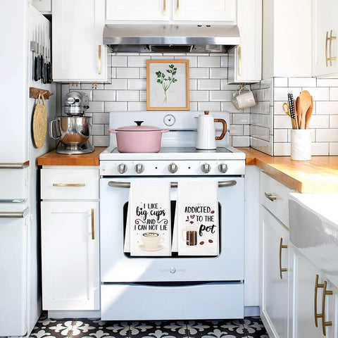Vansolinne gift-ready coffee towel set perfect for housewarming.