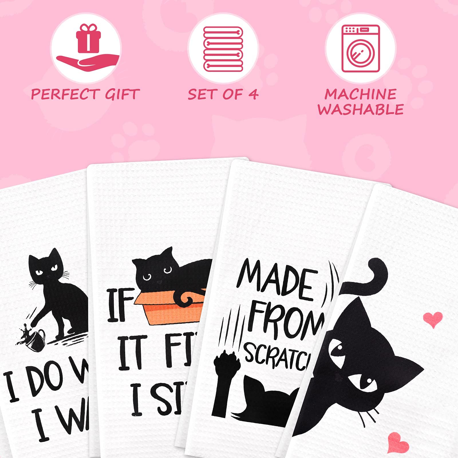 Vansolinne machine-washable cat towels, durable and reusable