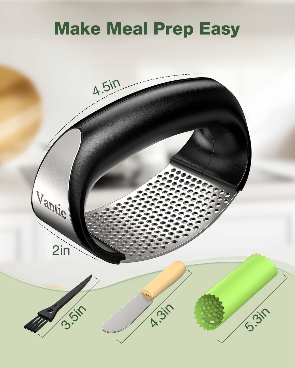 Vantic kit includes peeler and scraper for seamless prep.