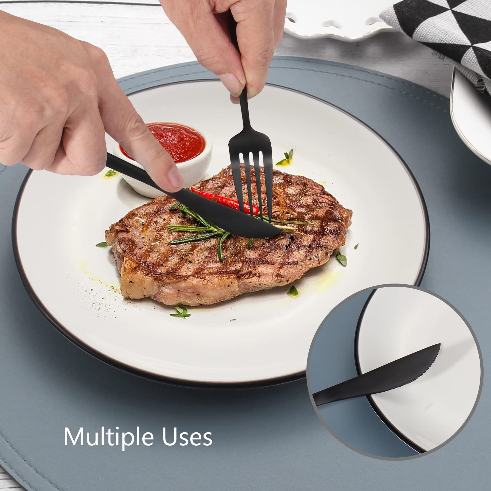 VANVRO comfort-weight handle design for long meals