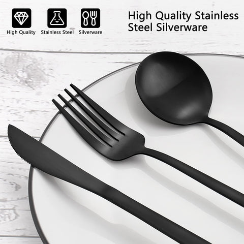 VANVRO dishwasher-safe silverware, hassle-free kitchen cleanup