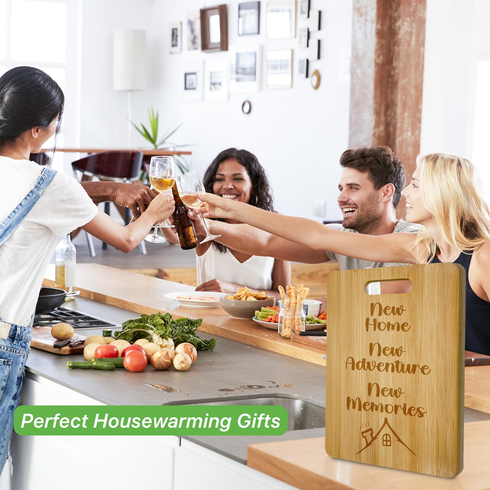 Vanzard engraved cutting board close-up showing personalized engraving for a cherished gift.