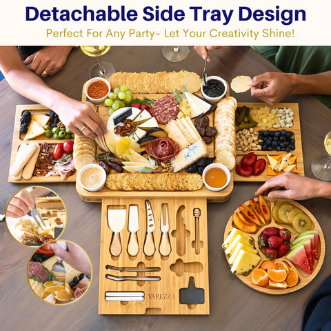 VAREZZA charcuterie accessories kit with knife and picks for effortless presentation