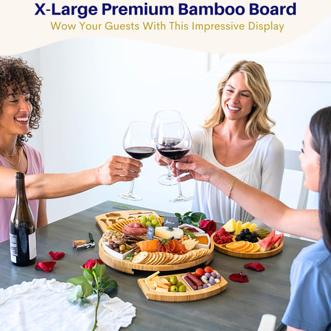 Removable ceramic dishes tray adds flexible serving options.