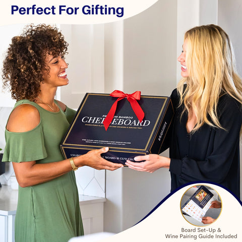 VAREZZA wedding registry idea featuring charcuterie presentation enhancements