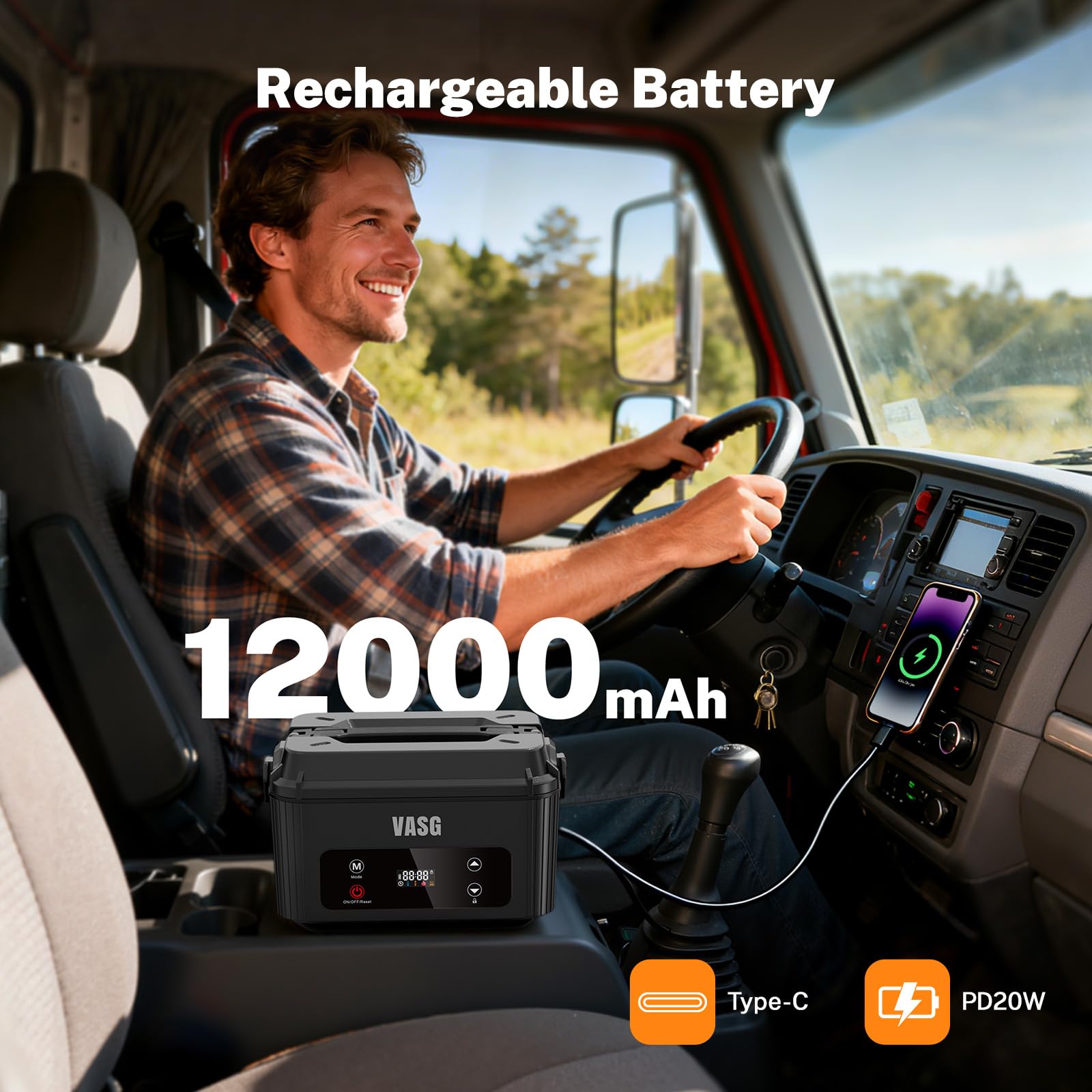 VASG cordless heating battery powers meals without outlets