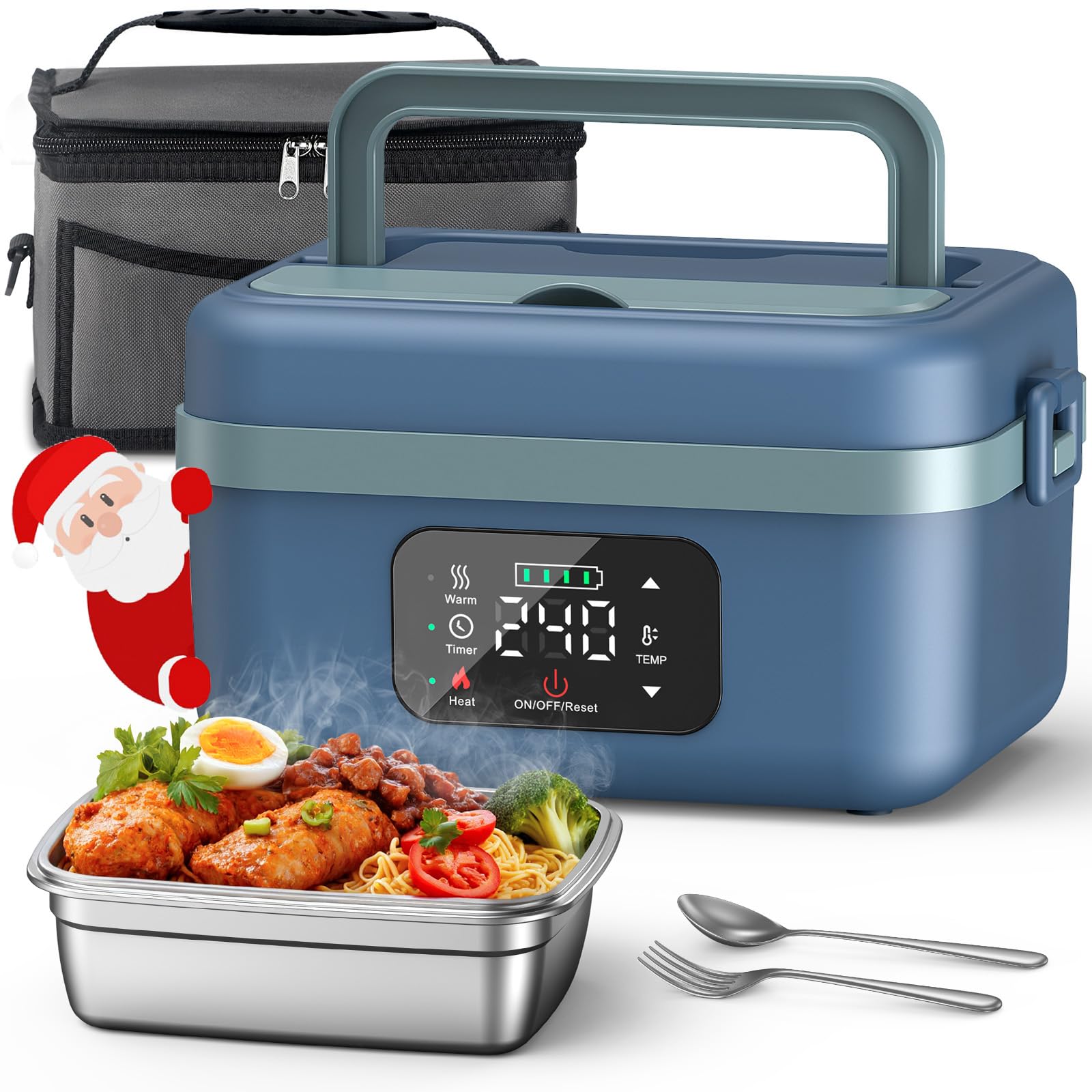 VASG heated lunch box for adults — portable and convenient for work meals.
