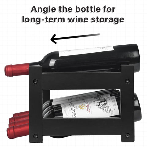 VASMIA Bamboo Wine Rack makes a thoughtful gift for wine lovers