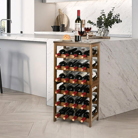 VASMIA packaging includes everything needed for a ready-to-display wine shelf.