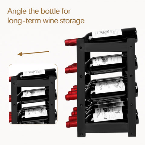 VASMIA bamboo rack makes a thoughtful gift for wine lovers.