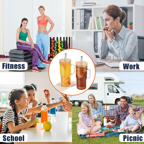 Reusable VasoArte glassware supports eco-friendly daily use.