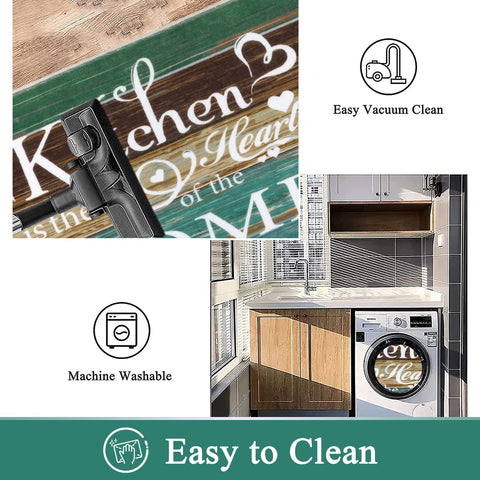 Side-view of Vaukki Boho 20x47 rug showing sturdy backing.