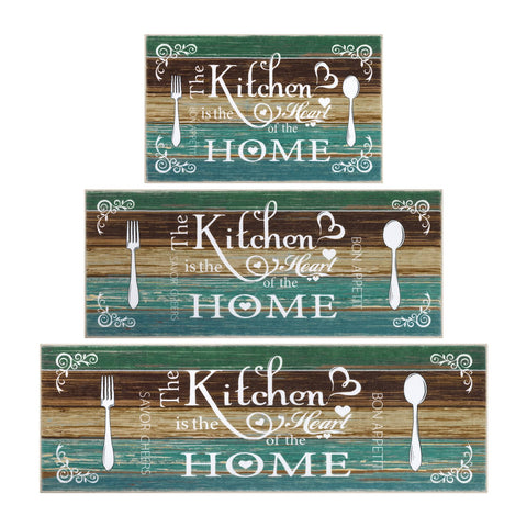 Detail shot of Vaukki Boho teal 20x59 showing soft texture.